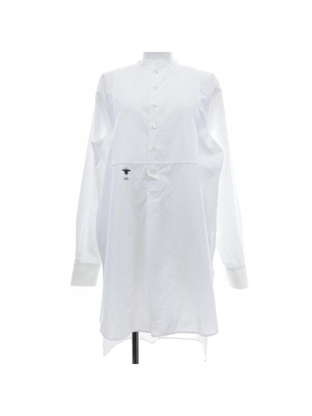 Dior Tunic Coat White